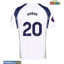 Tottenham Hotspur Mohammed Kudus #20 Heimtrikot 2025-26 Kurzarm
